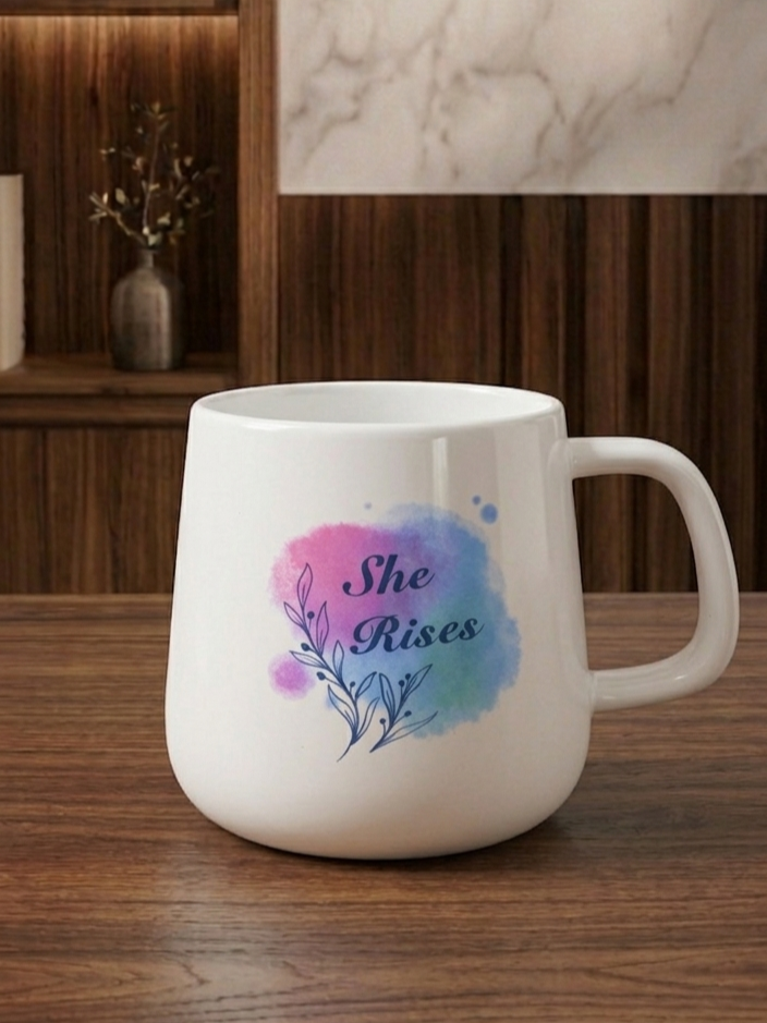 SHE RISES MUG